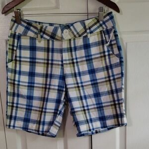 Plaid Summer Short Size Large Vacation